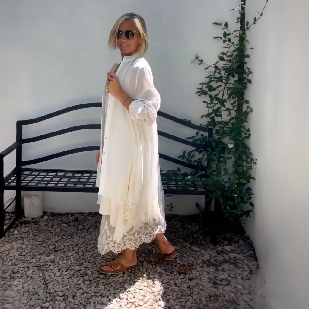 Arya™ - Completo con abito in pizzo