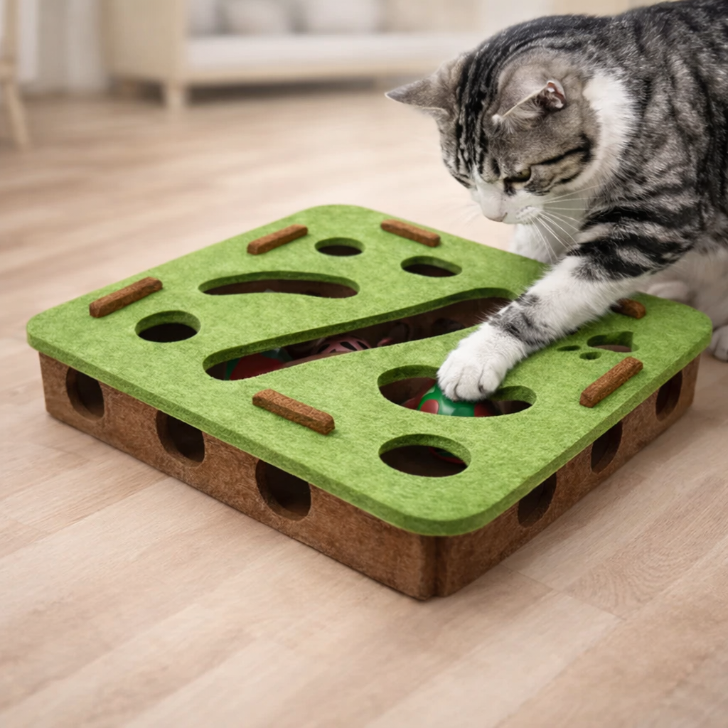 PuzzlePurr™ – Gioco Interattivo per Gatti