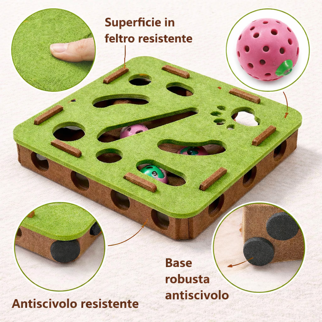 PuzzlePurr™ – Gioco Interattivo per Gatti