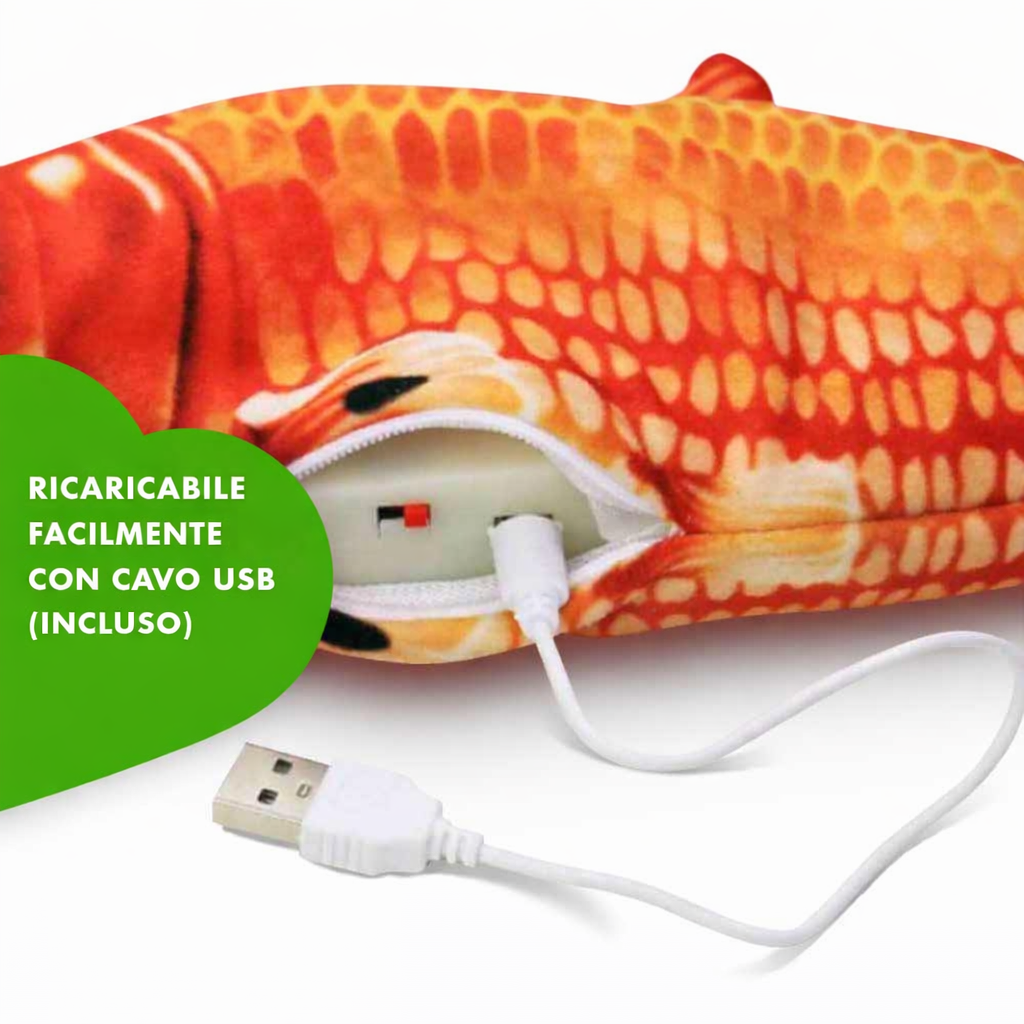 Pesciolino Saltellante Gioco Interattivo per Gatti